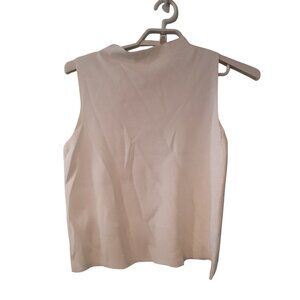 Love Bonito nwt sweater shell tank top womens US 8 white ribbed sleeveless